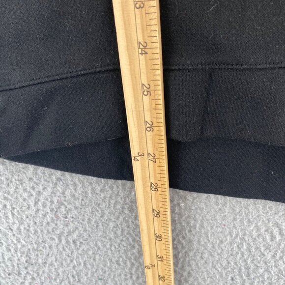 Chicos Top Womens 3 US Extra large Black Weekends Two Tone Crisscross Neck Knit - Picture 9 of 11